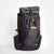 OrangeBrown backpack OB 36 with a fully stuffed front pocket, a 3mm PE foam mat tucked under the roll top strap and a water bottle carried in the side pocket.