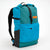 Side view of OrangeBrown OB20 Daypack with stretch mesh pocket and compression strap.