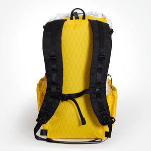OrangeBrown backpack OB30 with 75mm wide and comfortable shoulders straps and the sternum strap. Made in Australia from X-Pac fabrics.