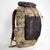 Packed backpack made from X-Pac X33 multicam fabric. Handmade in Australia by OrangeBrown.