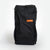 Black hiking backpack made by Orangebrown. Featuring a front and two side pockets. Made from X-Pac VX21 fabric