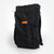 Side view of black OB36 UL hiking backpack. Made by OrangeBrown.