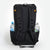 Australian made backpack OB 36 in black with padded shoulder straps. A water bottle in each side pocket.