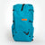 Ultralight hiking backpack made by OrangeBrown. Featuring a front and two side pockets. Handmade from teal coloured X-Pac VX21 fabric in Australia