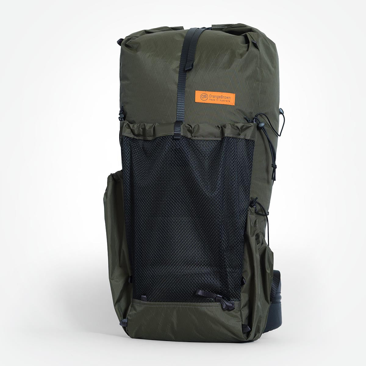 backpack hiking australia OrangeBrown backpack OB 48 X-Pac green