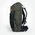 Pocket on right side of OB48 backpack with compression cord. Hip belt and shoulder straps in black. White background.

