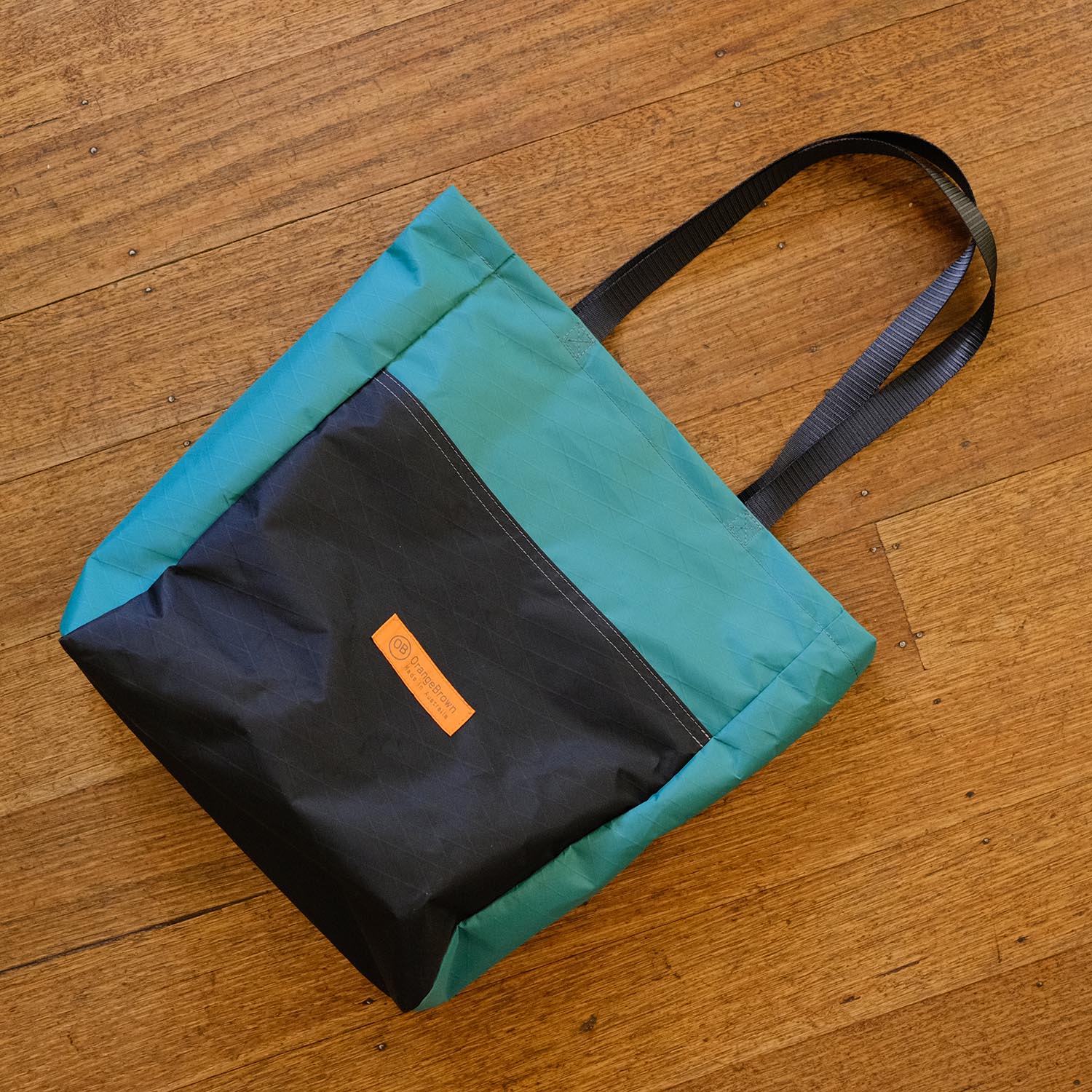 ‘The Bag’ by OrangeBrown. Tote, shopping or shoulder bag made from hi-tech fabrics. Each bag is unique. Made in Australia.