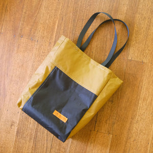 ‘The Bag’ by OrangeBrown. Tote, shopping or shoulder bag made from hi-tech fabrics. Each bag is unique. Made in Australia.