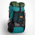 A packed OrangeBrown OB36 backpack with a rain jacket strapped down on top and smaller gear in the front mesh pocket.