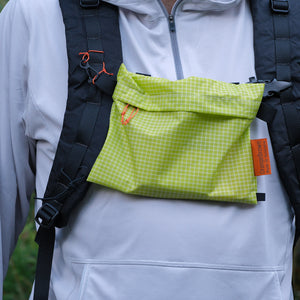 OrangeBrown Sternum Strap Bag - lime