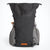 OrangeBrown backpack OB30 unrolled and fully open. Press studs of light grey colour are visible.
