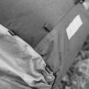 Additional webbing loops for attaching shock cord. OrangeBrown backpack OB30
