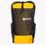 Medium sized backpack in yellow and black X-Pac fabric. The pack has a volume of 36 L including two side pockets and a front mesh pocket. Side compression cord with a Line Loc 3 and an orange webbing loop to fix the trekking poles. Made in Australia.