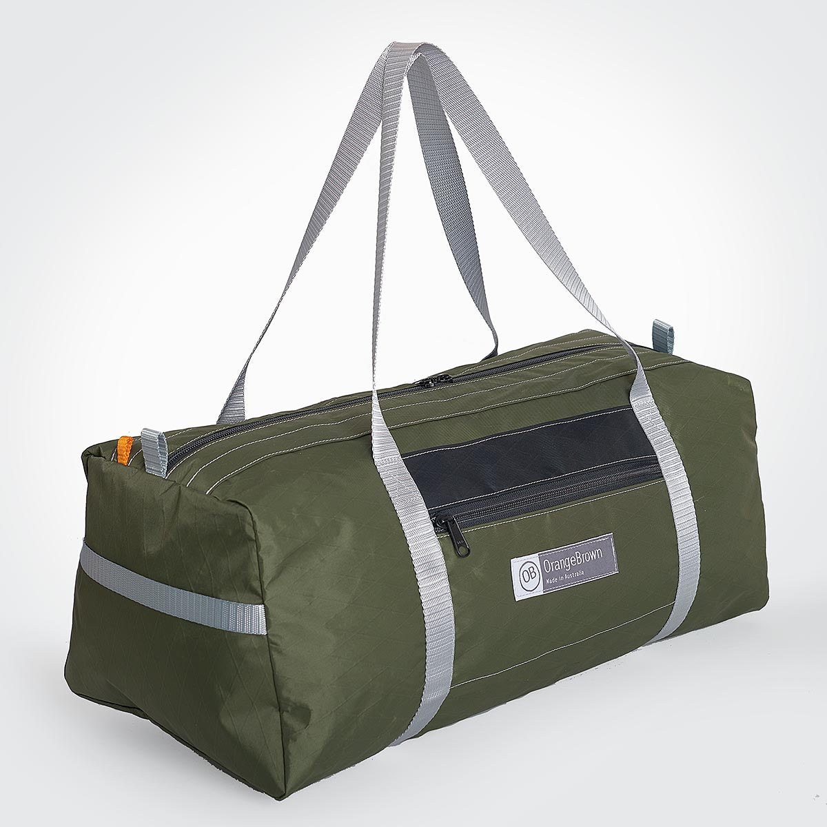 Buy Olive Green & Brown Travel Bags for Men by GAUGE MACHINE Online